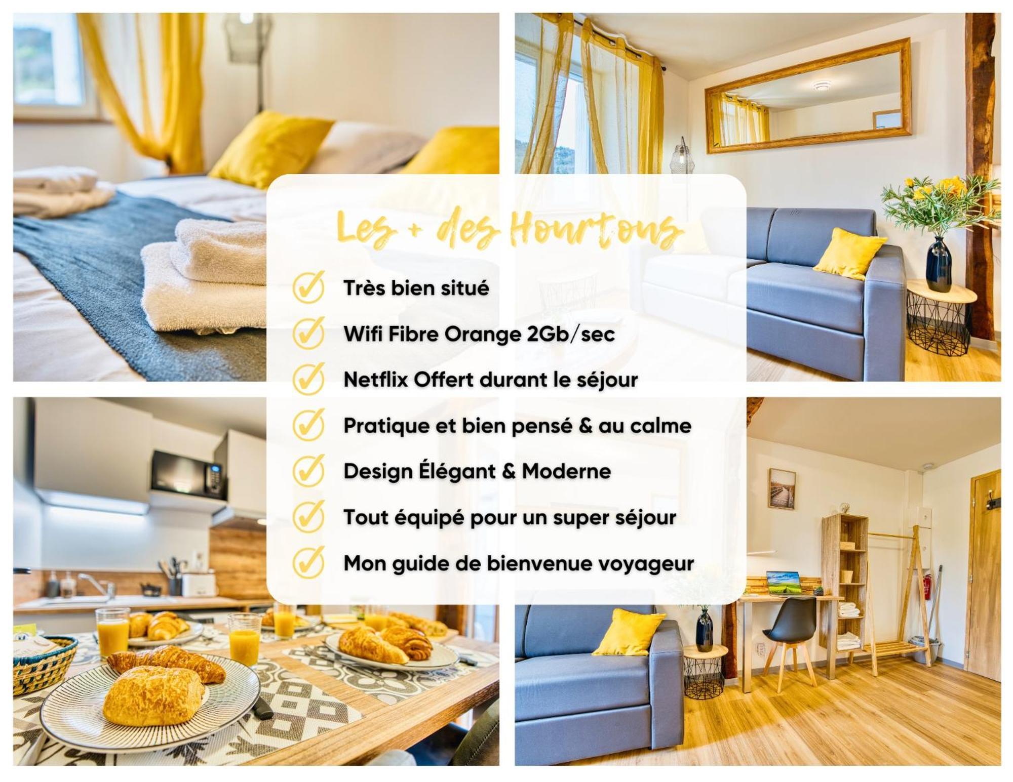 Appartamento Les Hourtous Netflix Wi-Fi Fibre Terasse 4 Pers Banassac Esterno foto